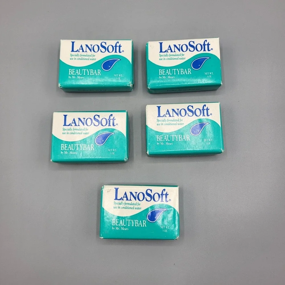 Lanosoft Lot of 5 Vintage Bars by Mr. Mears Beauty Bar Soap New Sealed